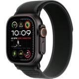 Apple Watch Ultra 2, Smartwatch schwarz, 49 mm, Trail Loop schwarz M/L, Titangehäuse, Cellular