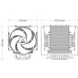 Arctic Freezer 4U-M, CPU-Kühler 