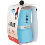 Bialetti Rainbow, Espressomaschine hellblau, 3 Tassen