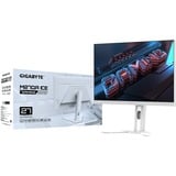 GIGABYTE M27QA ICE, Gaming-Monitor 69 cm (27 Zoll), weiß, QHD, IPS, HDMI, DisplayPort, HDR, USB, 180Hz Panel