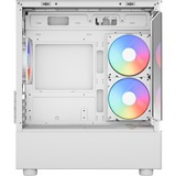 Aerocool Viewport Mini V2 ARGB, Tower-Gehäuse weiß, Tempered Glass x 2