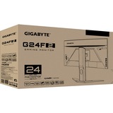 GIGABYTE G24F 2, Gaming-Monitor 60.45 cm (23.8 Zoll), schwarz, FullHD, HDMI, Displayport, USB, HDR, 165Hz Panel