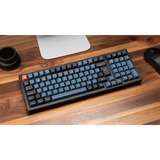 Keychron K4 Pro, Gaming-Tastatur schwarz/blaugrau, DE-Layout, Keychron K Pro Brown, Hot-Swap, RGB