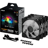 ASUS TUF GAMING TR120 ARGB, Gehäuselüfter schwarz/transparent, 3er Pack