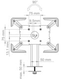 HAGOR HA Flex-Lock Tabletstand, Halterung schwarz