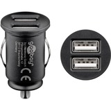 goobay Dual-USB Auto Ladegerät (2xUSB) schwarz