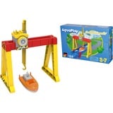 Aquaplay ContainerCrane Set, Bahn gelb/rot