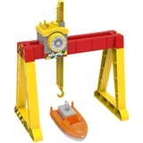 Aquaplay ContainerCrane Set, Bahn gelb/rot