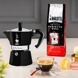 Bialetti Moka Express, Espressomaschine schwarz, 1 Tasse