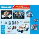 PLAYMOBIL 71597 Action Heroes Geldtransporter , Konstruktionsspielzeug 