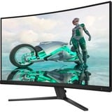 Philips Evnia 32M2C3500L, Gaming-Monitor 80 cm (31.5 Zoll), dunkelgrau, VA, HDMI, DisplayPort, HDR, Curved, AMD Free-Sync, 180Hz Panel