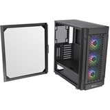 Thermaltake Versa T27 TG ARGB, Tower-Gehäuse schwarz, Tempered Glass