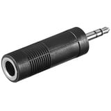 goobay Adapter 6,3mm > 3,5mm schwarz