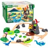 BRIO World Dinosaurier Deluxe Set, Bahn 