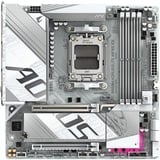 GIGABYTE B850M AORUS ELITE WIFI6E ICE, Mainboard silber/weiß