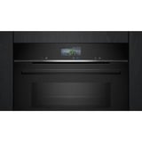 Siemens CM776GKB1 IQ700, Backofen schwarz/edelstahl, mit Mikrowellenfunktion, 60 cm, Home Connect