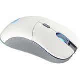 ENDORFY Gem Plus Wireless Onyx White, Gaming-Maus weiß/grau