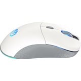 ENDORFY Gem Plus Wireless Onyx White, Gaming-Maus weiß/grau