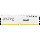 Kingston FURY DIMM 16 GB DDR5-6800, Arbeitsspeicher weiß, KF568C34BWE-16, FURY Beast, INTEL XMP, AMD EXPO