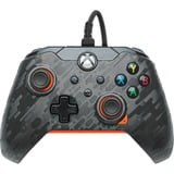 PDP Wired Controller - Atomic Carbon, Gamepad anthrazit/orange, für Xbox Series X|S, Xbox One, PC