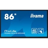 iiyama ProLite TE8612MIS-B3AG, Public Display schwarz (matt), UltraHD/4K, IPS, Touchscreen