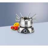 Clatronic Fondue-Set FD 3783 edelstahl, 1.400 Watt, Topf 1,2 Liter