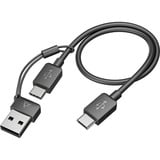 HP Poly Voyager Focus 2 USB-C-C Headset USB-C/-A Adapter