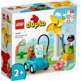 LEGO 10985 DUPLO Windrad und Elektroauto, Konstruktionsspielzeug 