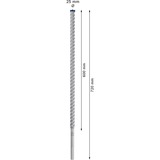 Bosch Expert Hammerbohrer SDS-max-8X, Ø 25mm Arbeitslänge 600mm