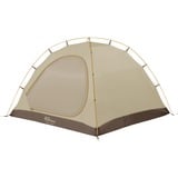 Jack Wolfskin Kuppelzelt GRAND ILLUSION IV braun/beige, mit Tunnel-Anbau