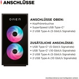 OMEN 35L Gaming Desktop GT16-0277ng, Gaming-PC schwarz, ohne Betriebssystem