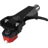 Audio-Technica AT-VM95ML/H, Tonabnehmer schwarz/rot, Vormontiertes Set (AT-VM95ML + AT-HS6BK)