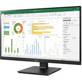 LG 24BN65YP-B, LED-Monitor 60.4 cm (23.8 Zoll), schwarz (matt), Full HD, IPS, Pivot, DisplayPort, HDMI