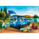 PLAYMOBIL 71423 Family Fun Wohnwagen mit Auto, Konstruktionsspielzeug 