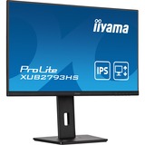 iiyama ProLite XUB2793HS-B7, LED-Monitor 68.6 cm (27 Zoll), schwarz (matt), FullHD, IPS, ergonomischer Standfuß, 100Hz Panel