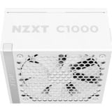 NZXT C1000 White, PC-Netzteil weiß, 1x 16-Pin Grafikkarten Stecker, 6x PCIe, Kabel-Management, 1000 Watt