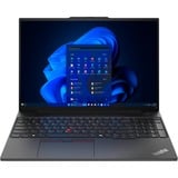 Lenovo ThinkPad E16 AMD G2 (21M50025GE), Notebook schwarz, Windows 11 Pro 64-Bit, 40.6 cm (16 Zoll) & 60 Hz Display, 256 GB SSD