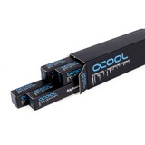 Alphacool Carbon HardTube 16mm 4x 80cm, Rohr schwarz, 4er Set