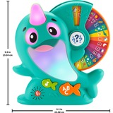 Fisher-Price BlinkiLinkis Glücksrad Narwal, Spielfigur mehrfarbig