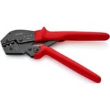 KNIPEX Crimpzange 97 52 06 rot/schwarz, für Kabelschuhe u.ä. von 0,5 - 6mm²