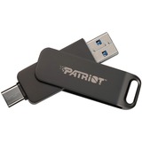 Patriot Rage R550 256GB, USB-Stick schwarz, USB-A und USB-C 3.2 Gen 1