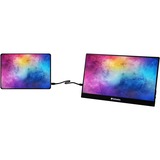 Verbatim PM-14, LED-Monitor 35.5 cm (14 Zoll), schwarz, FullHD, IPS, USB-C, HDR