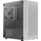 Aerocool Trinity Mini G-WT-v3, Tower-Gehäuse weiß, Tempered Glass