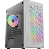 Aerocool Trinity Mini G-WT-v3, Tower-Gehäuse weiß, Tempered Glass