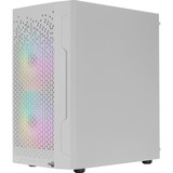 Aerocool Trinity Mini G-WT-v3, Tower-Gehäuse weiß, Tempered Glass