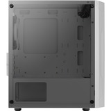 Aerocool Trinity Mini G-WT-v3, Tower-Gehäuse weiß, Tempered Glass