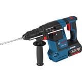 Bosch Akku-Bohrhammer GBH 18V-26 F Professional, 18Volt blau/schwarz, 2x Li-Ionen Akku 5,0Ah, in L-BOXX