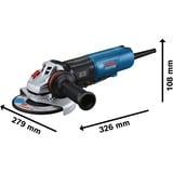 Bosch Winkelschleifer GWS 17-150 PS Professional blau/schwarz, 1.700 Watt