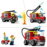 LEGO 60375 City Feuerwehrstation und Löschauto, Konstruktionsspielzeug 