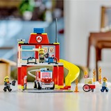 LEGO 60375 City Feuerwehrstation und Löschauto, Konstruktionsspielzeug 